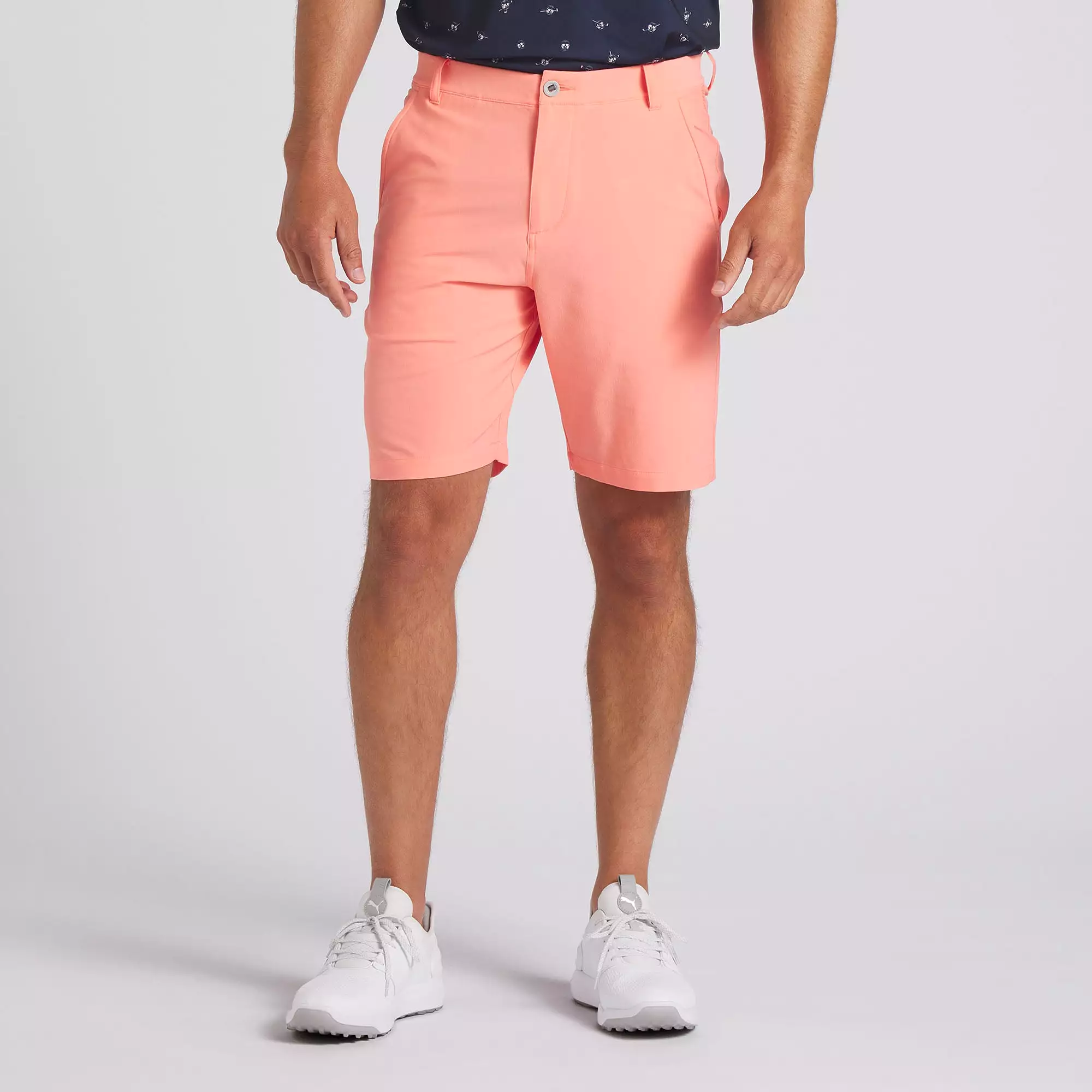 101 Solid 9 Golf Shorts | Melon Punch