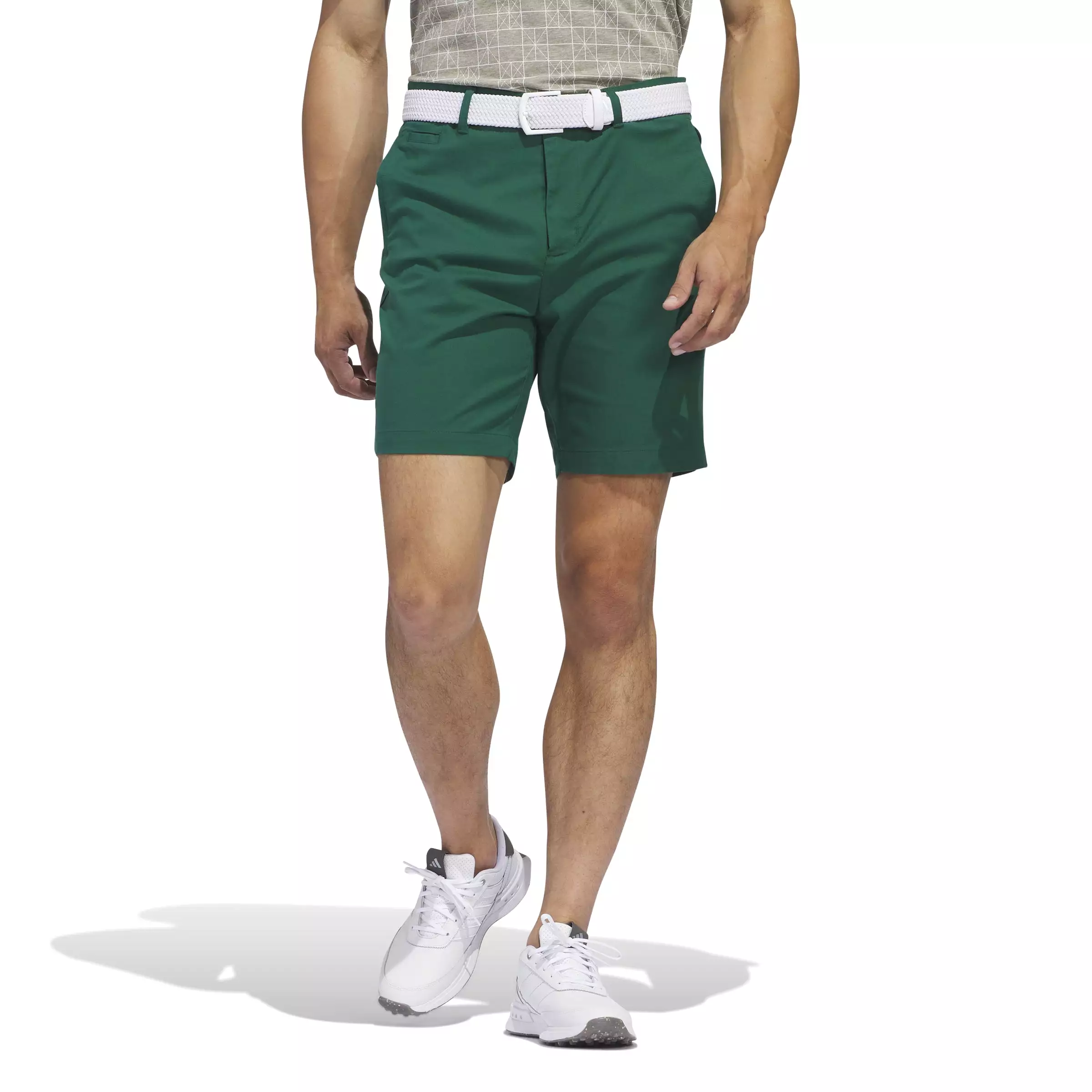 adidas Go-To Five-Pocket Golf Shorts - Court Green SS24