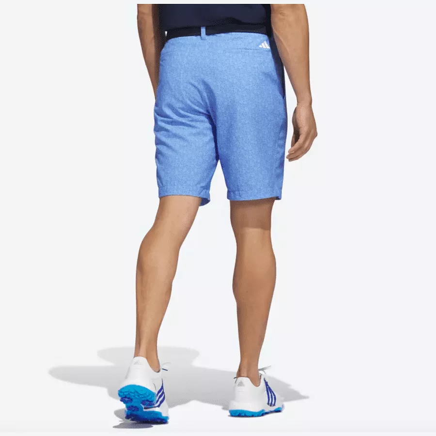 Adidas Ultimate365 9-Inch Printed Golf Shorts - Blue