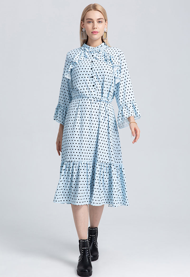 Allover Polka Dots Dress