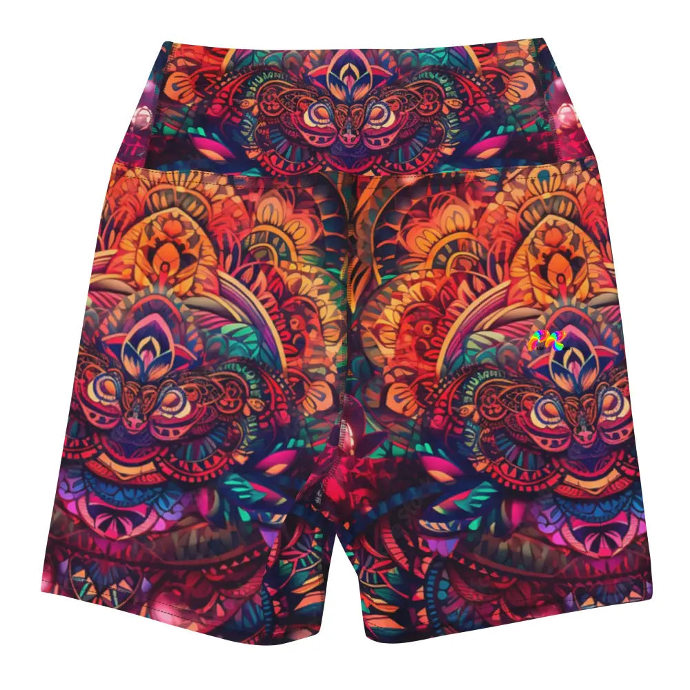 Ayahuasca Rave Yoga Shorts