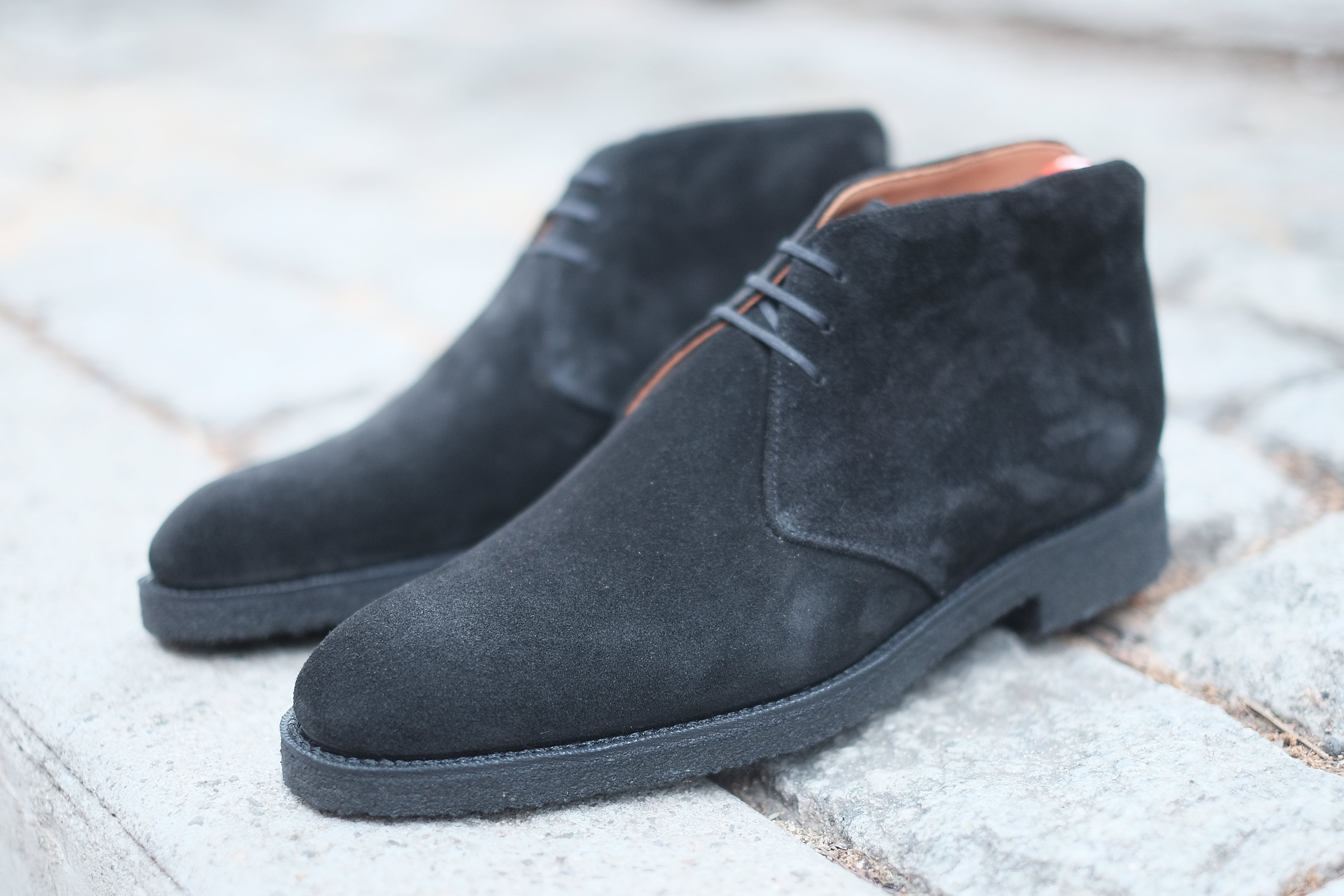 Ballard - MTO - Black Suede - NGT Last - Black Crepe Sole