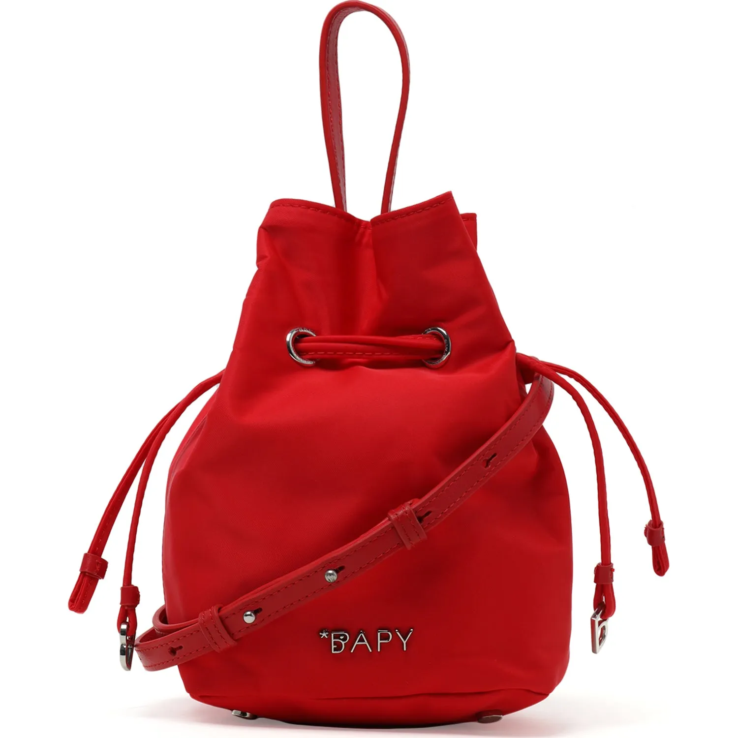 BAPY NYLON BUCKET BAG LADIES