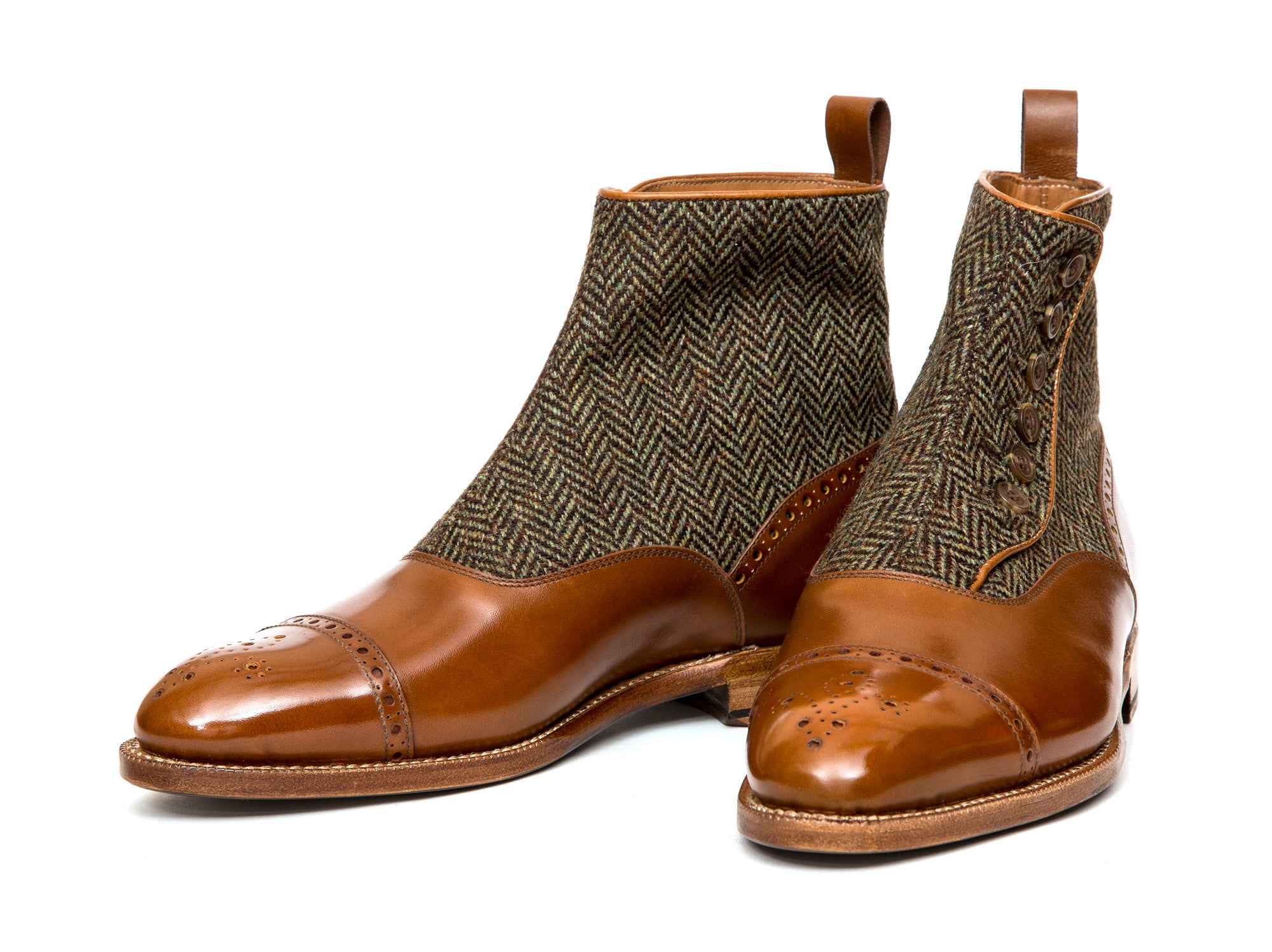 Blue Ridge - MTO - Maple Calf / Forest Tweed - NGT Last - Natural Single Leather Sole