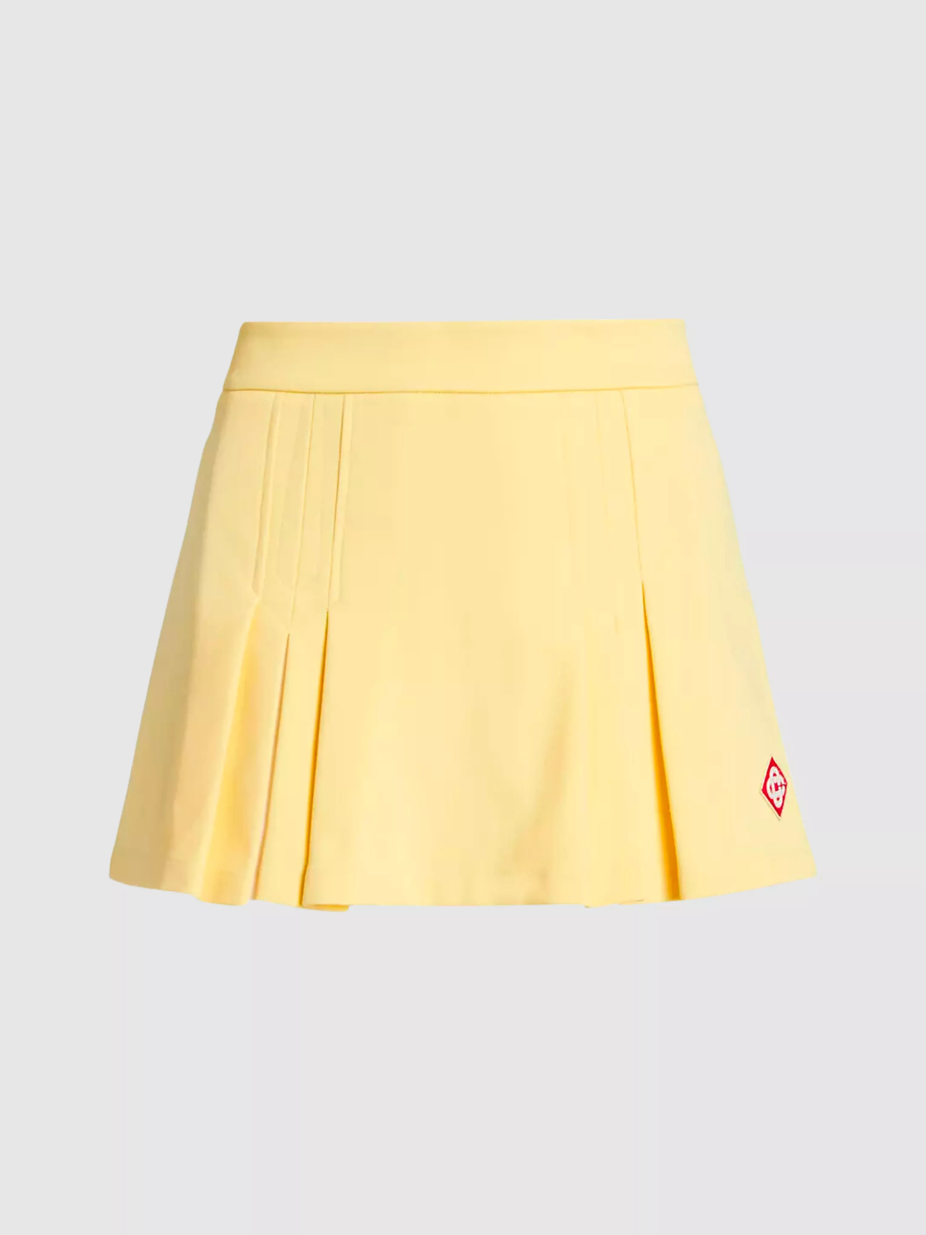 Box Pleated Miniskirt