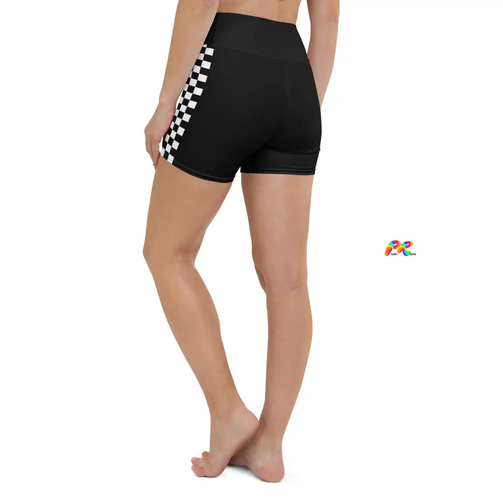 Checkered Yoga Shorts