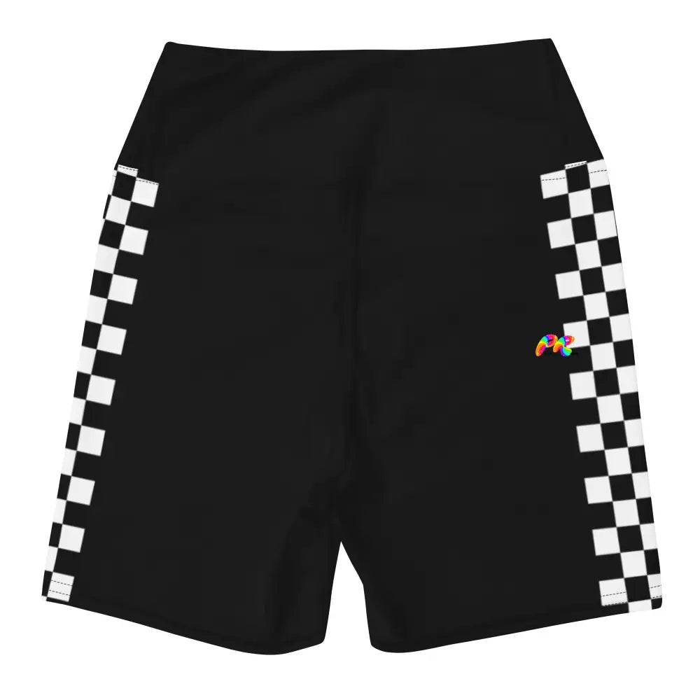 Checkered Yoga Shorts