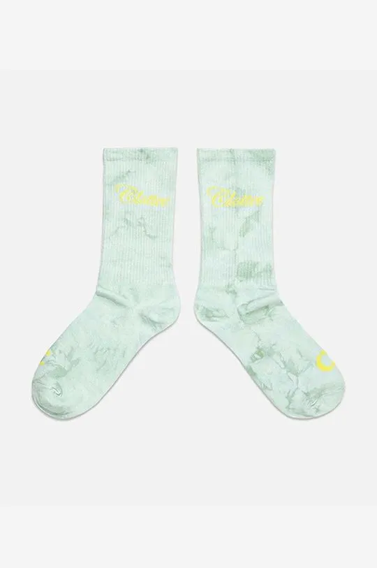 CLOTTEE cotton socks green color