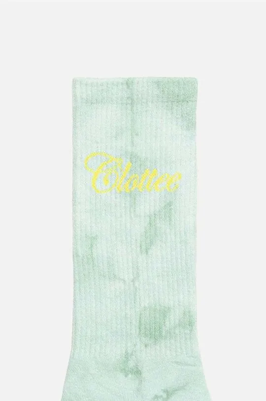 CLOTTEE cotton socks green color