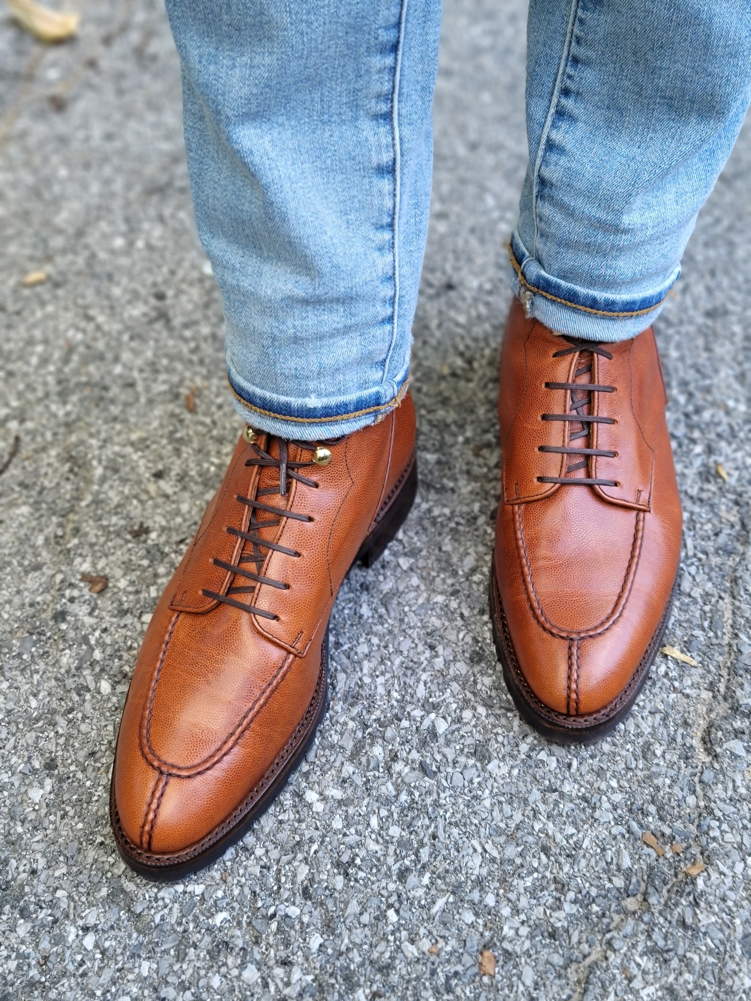 Colville - MTO - Cognac Pin Grain - TMG Last - Commando Sole