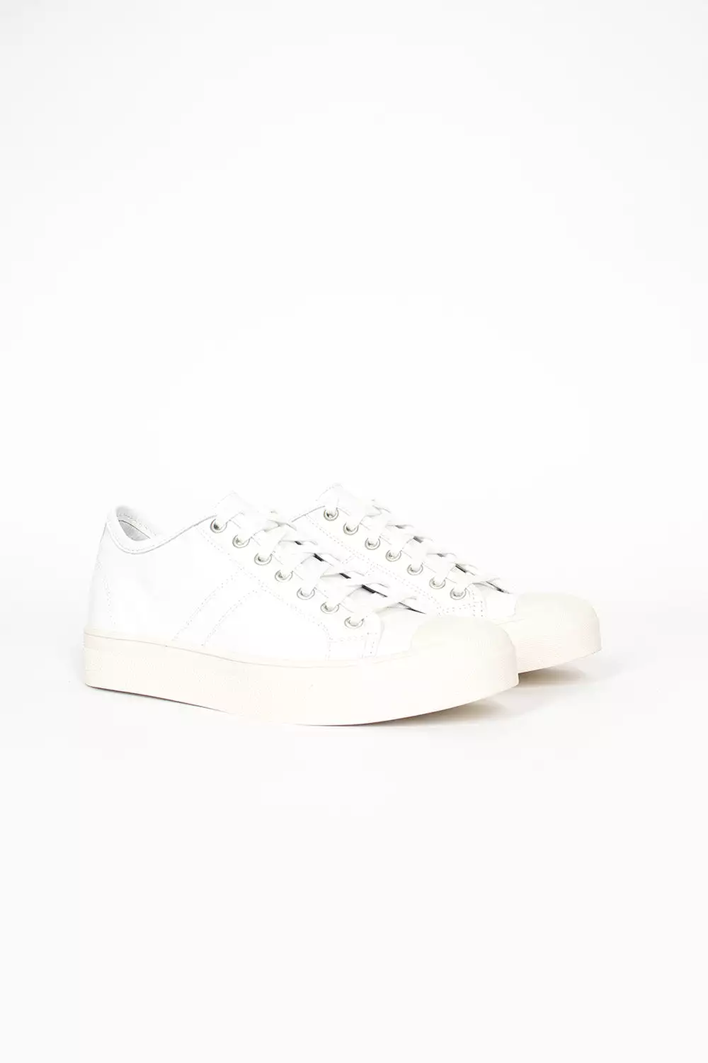 Concealed Heel Sneakers White