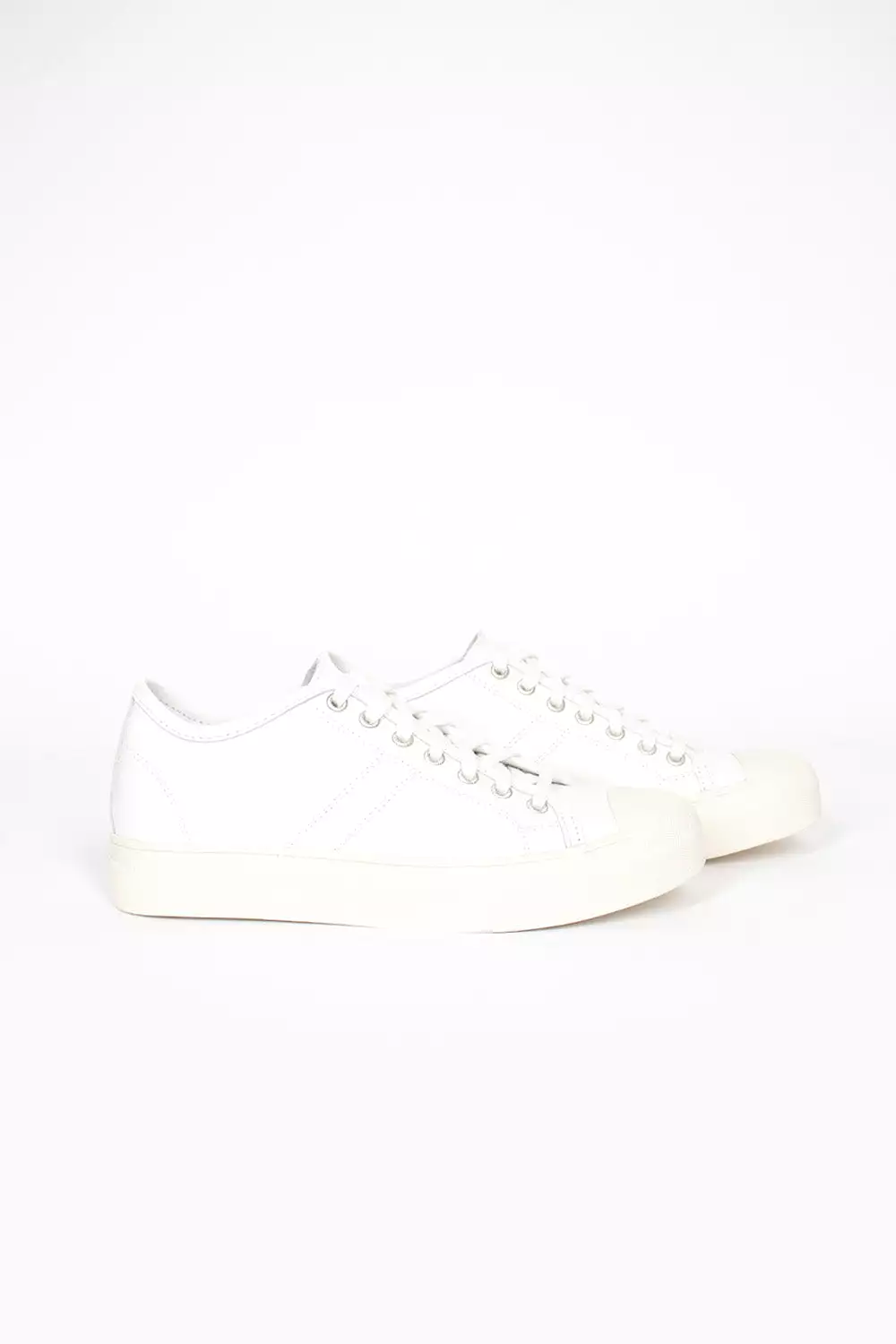 Concealed Heel Sneakers White