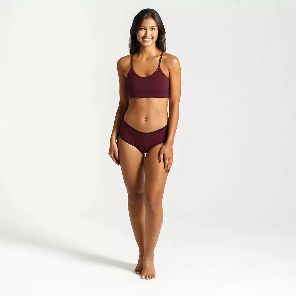 Cropped Cami | Burgundy