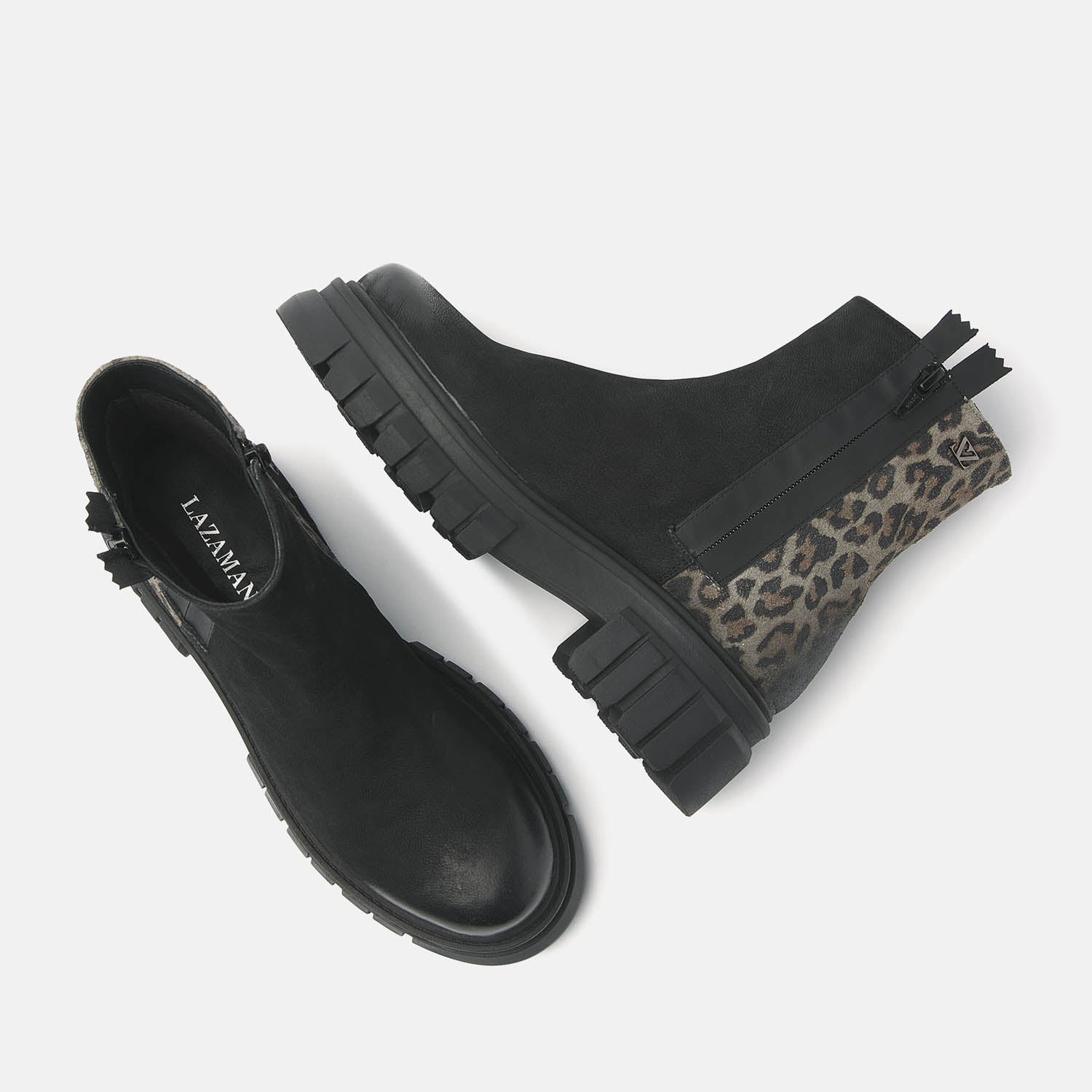 Dames Boots 85.612 Leopard-Black