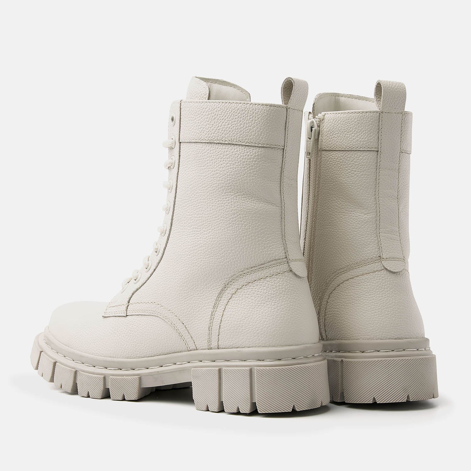 Dames Veterboots 53.592 Off-white