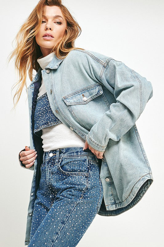 Denim Padded Jacket