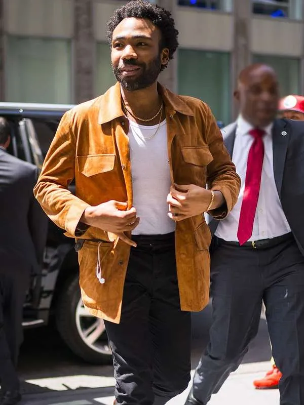 Donald Glover SiriusXM Brown Jacket - New American Jackets