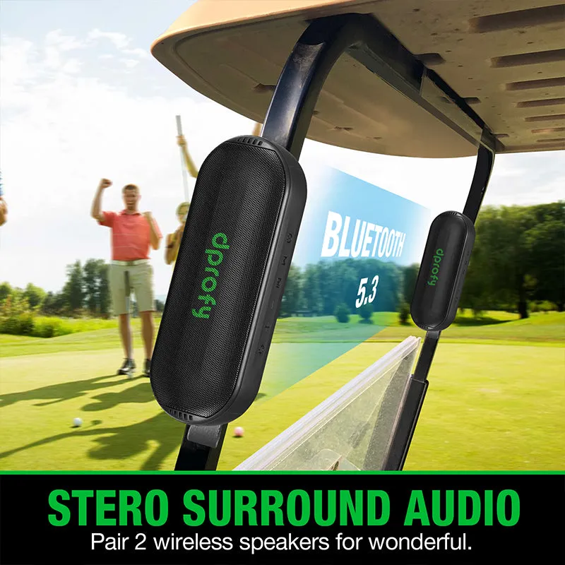 Dprofy Golf Bluetooth Speaker With 24 Hours 5200mAh Battery Long Playtime