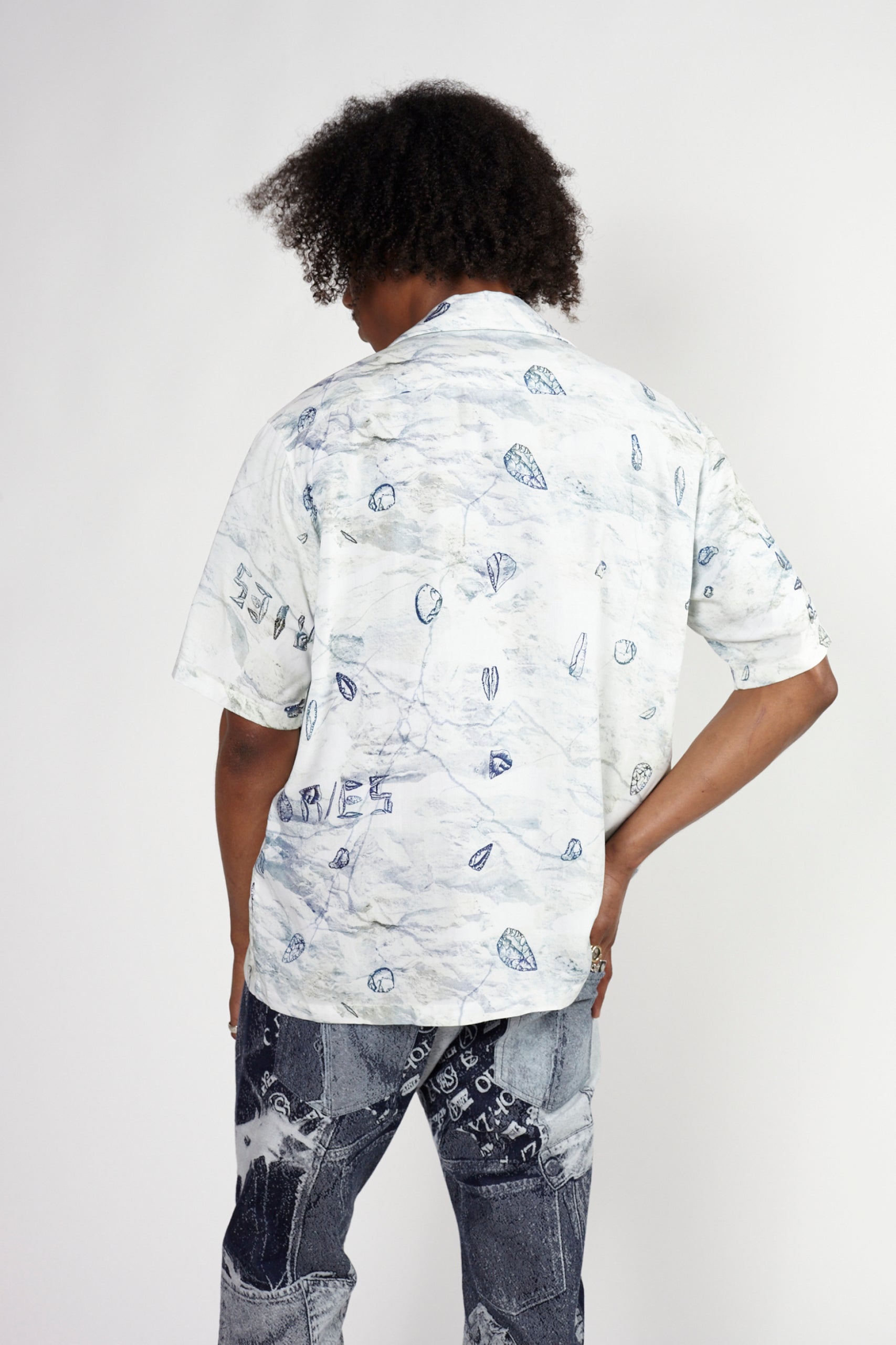 FLINTS HAWAIIAN SHIRT WHITE