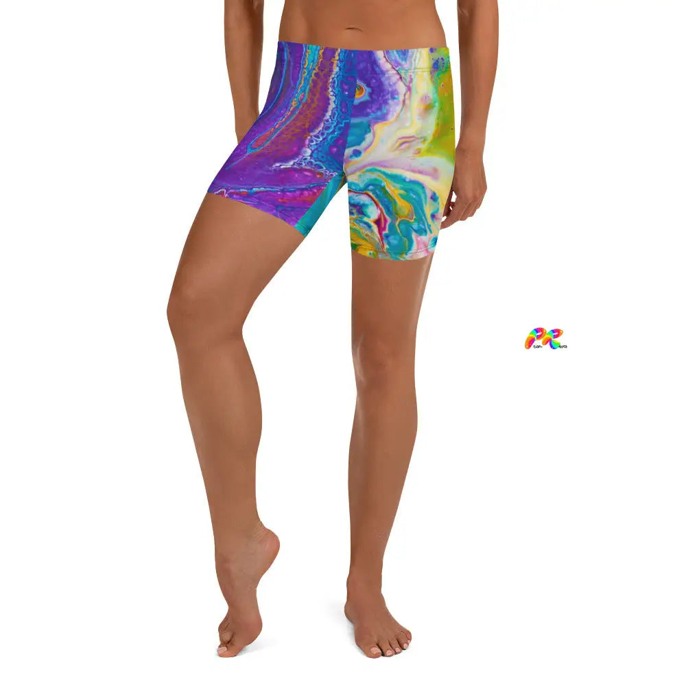 Fluidity Festival Yoga Shorts