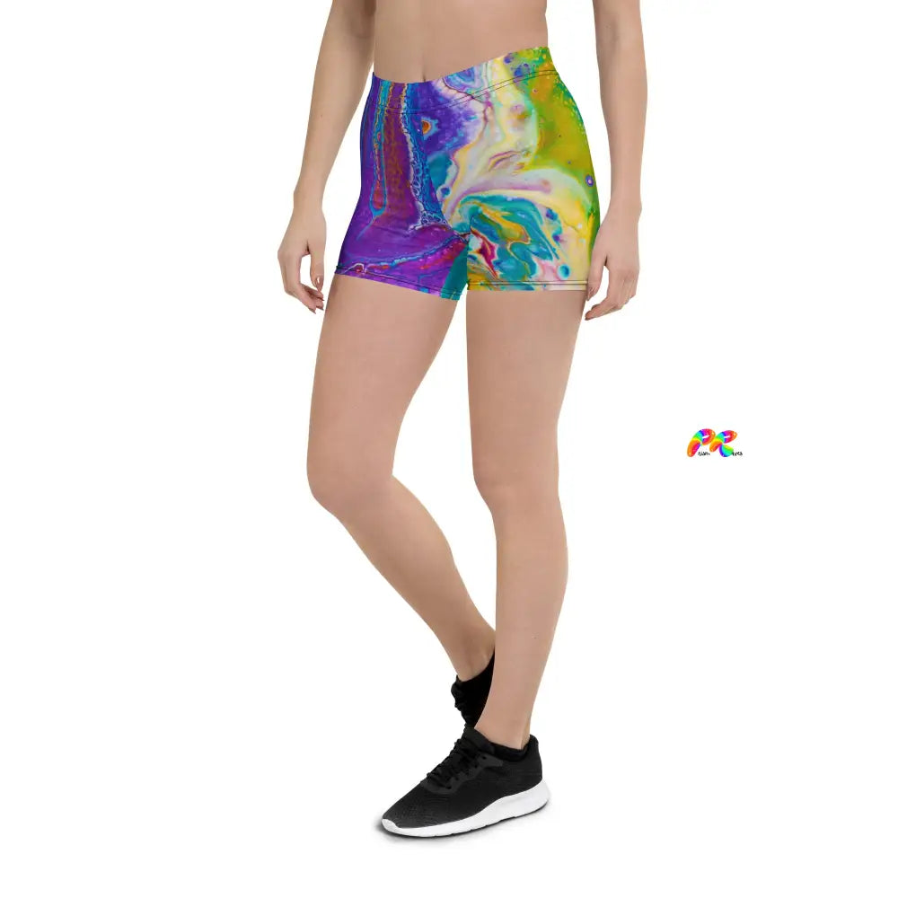 Fluidity Festival Yoga Shorts