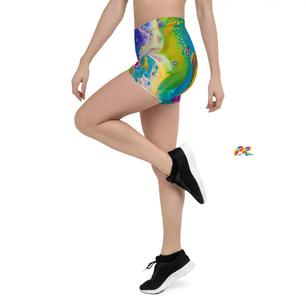 Fluidity Festival Yoga Shorts