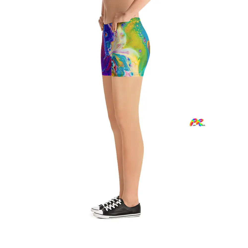 Fluidity Festival Yoga Shorts