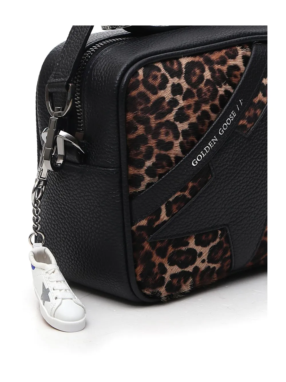 Golden Goose Deluxe Brand Star Patch Printed Shoulder Bag