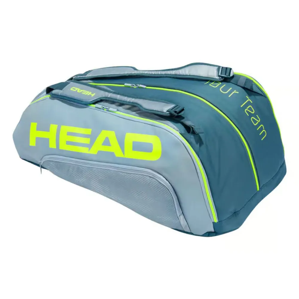 Head Tour Team Extreme 12R Monstercombi Tennis Kit Bag (Grey/Neon Yellow)