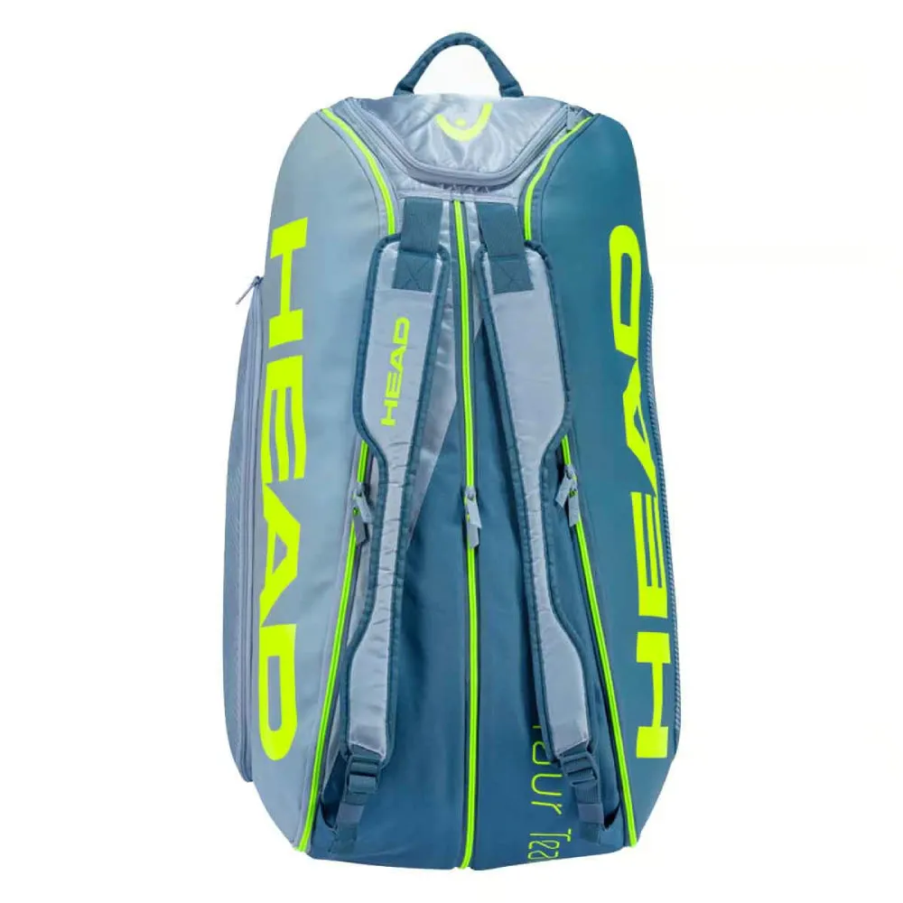 Head Tour Team Extreme 12R Monstercombi Tennis Kit Bag (Grey/Neon Yellow)