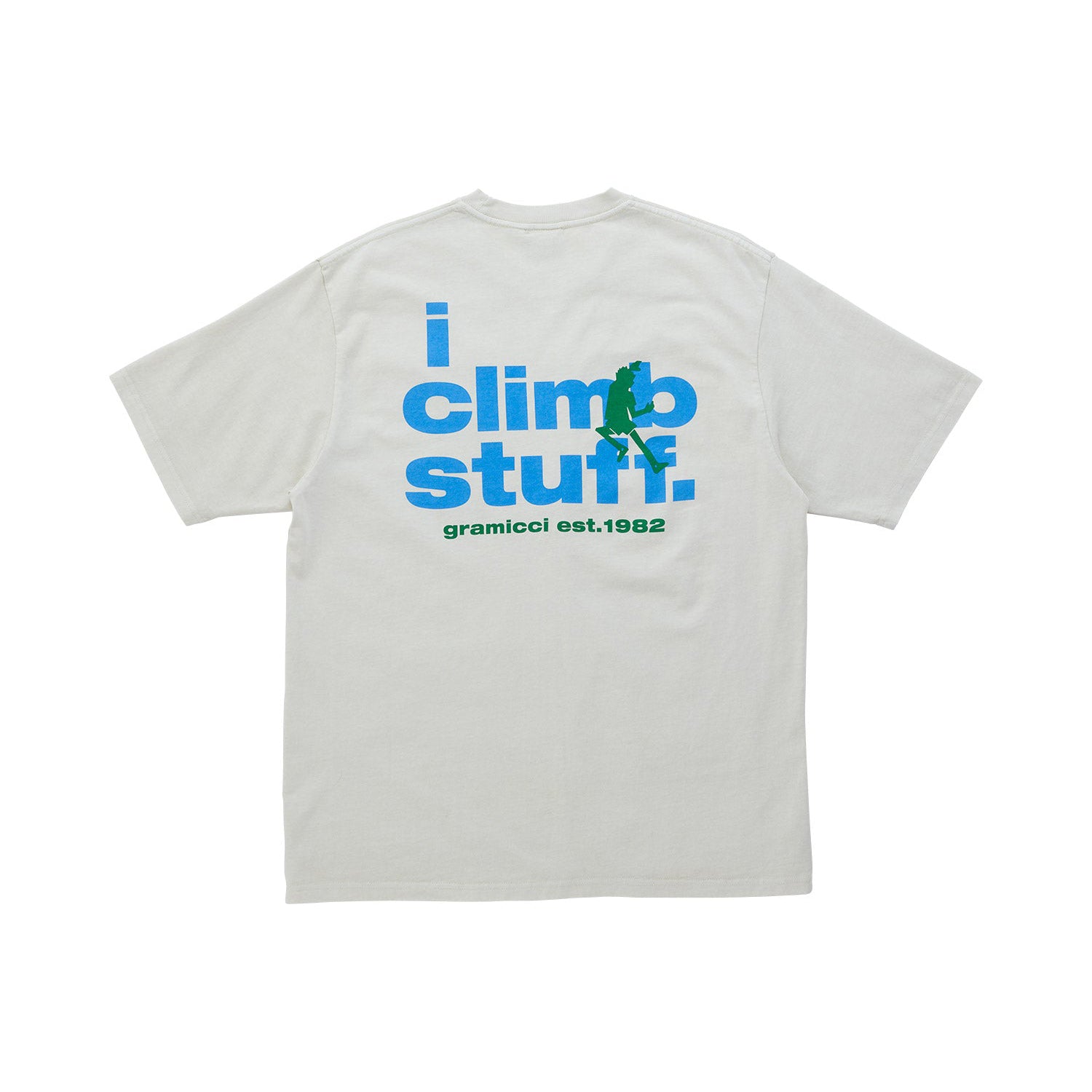 I CLIMB STUFF TEE SAND PIGMENT