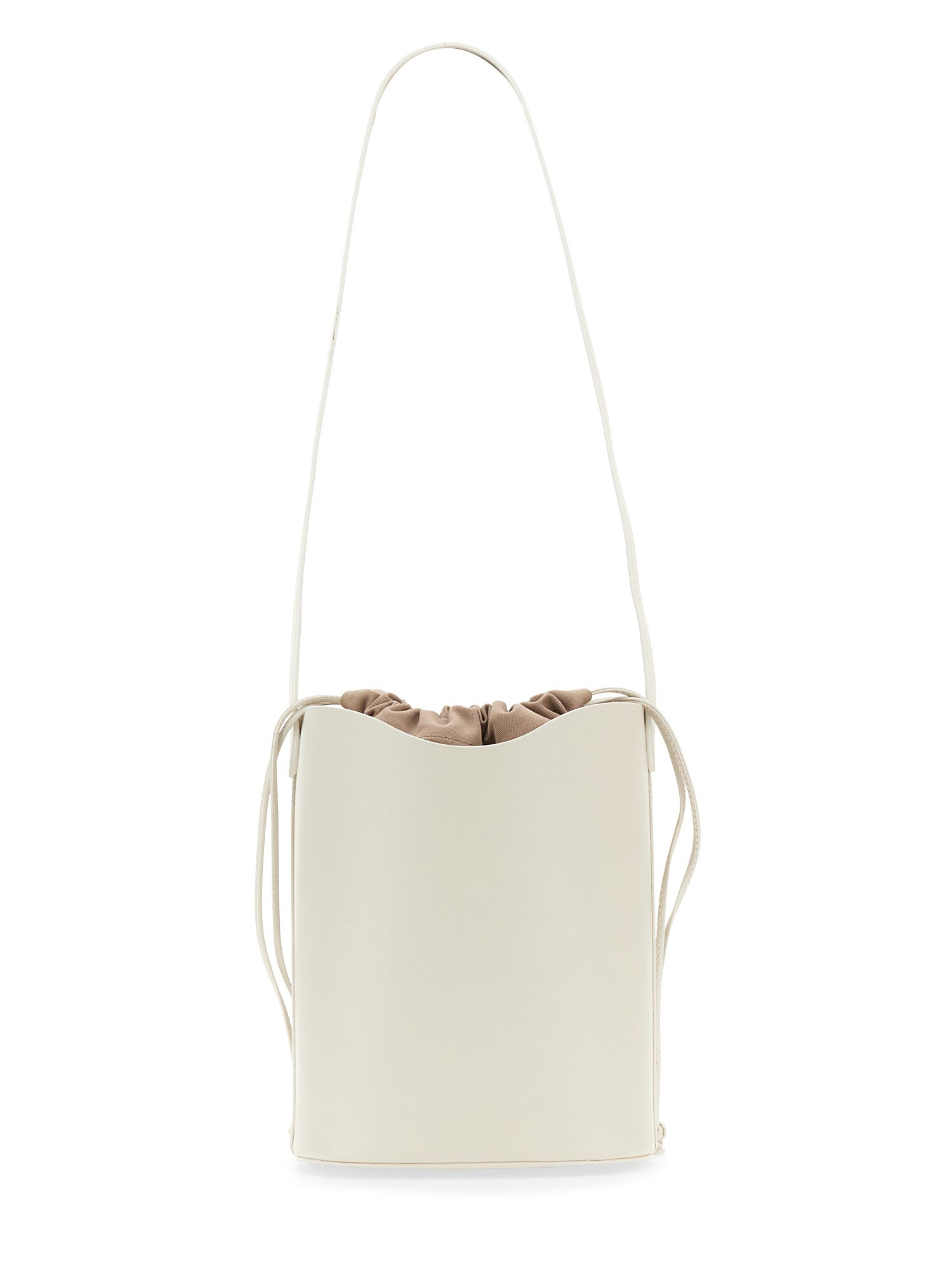 IL BISONTE    COWHIDE LEATHER BUCKET BAG