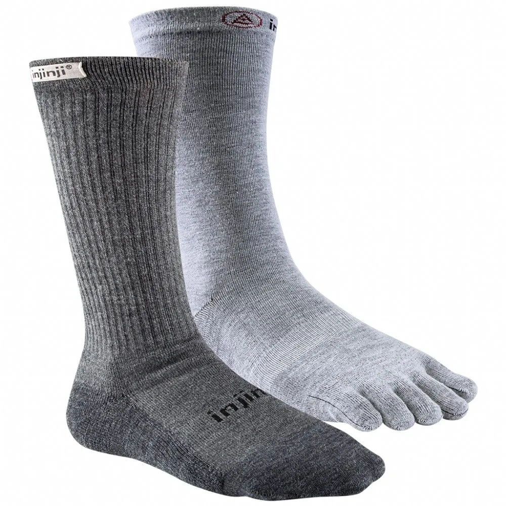 Injinji OUTDOOR HIKER + LINER Mens Crew Socks