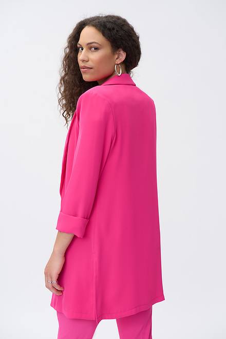 Joseph Ribkoff Raspberry Sorbet Classic Long Blazer-211361