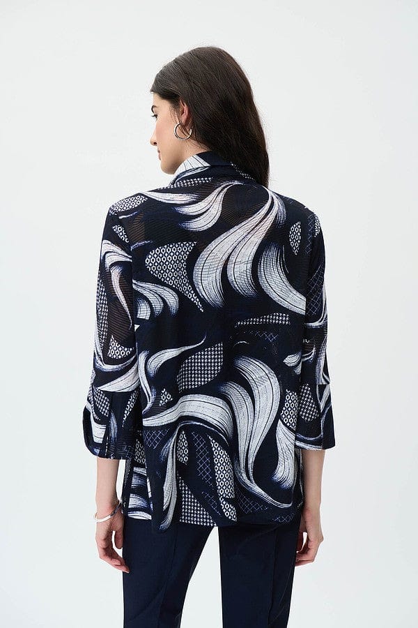 Joseph Ribkoff Swirl Print Jacket - 231244