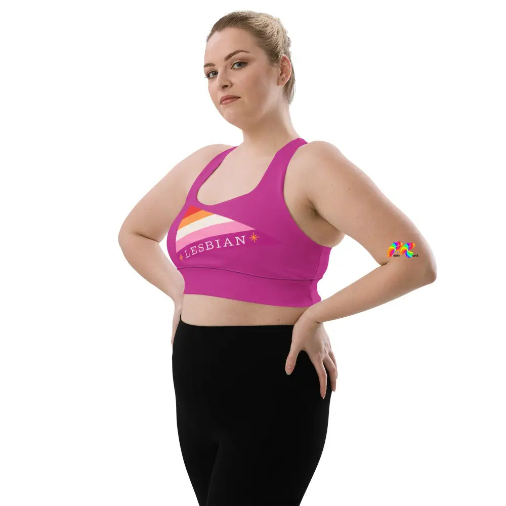 Lesbian Longline Sports Bra