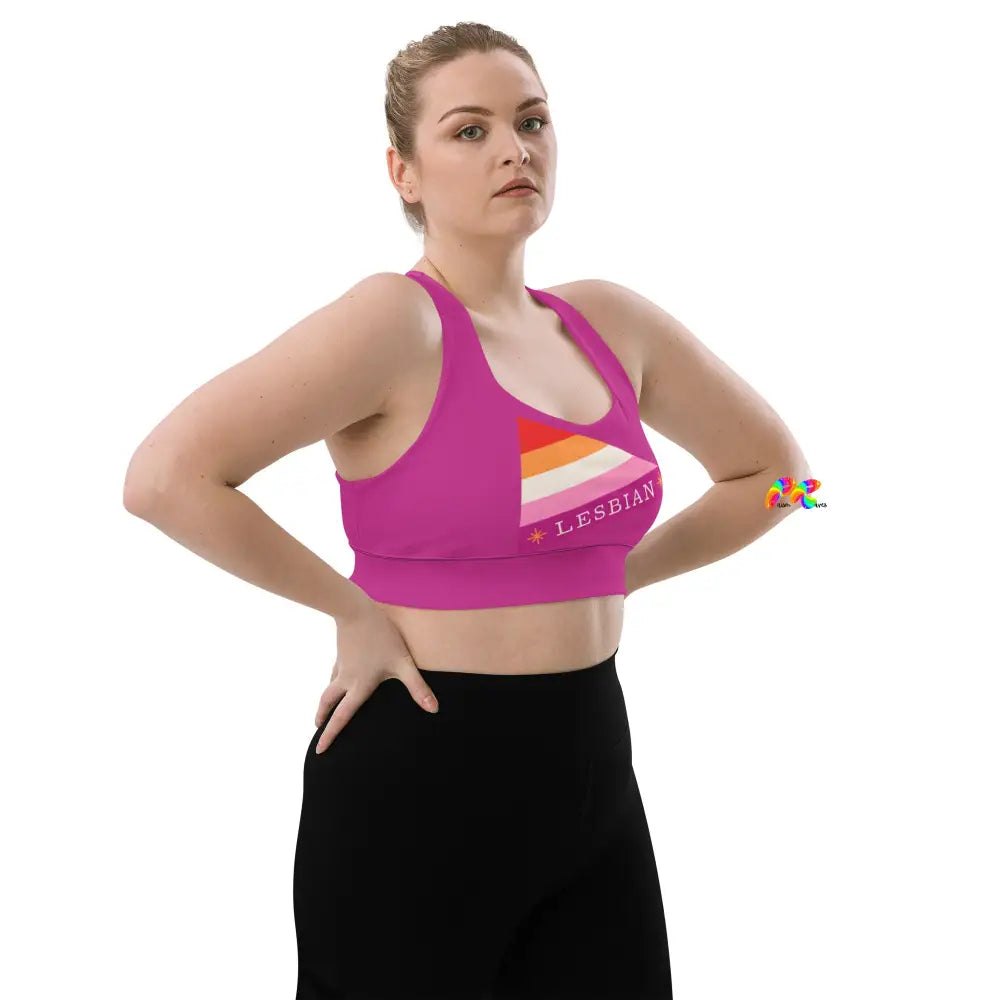 Lesbian Longline Sports Bra