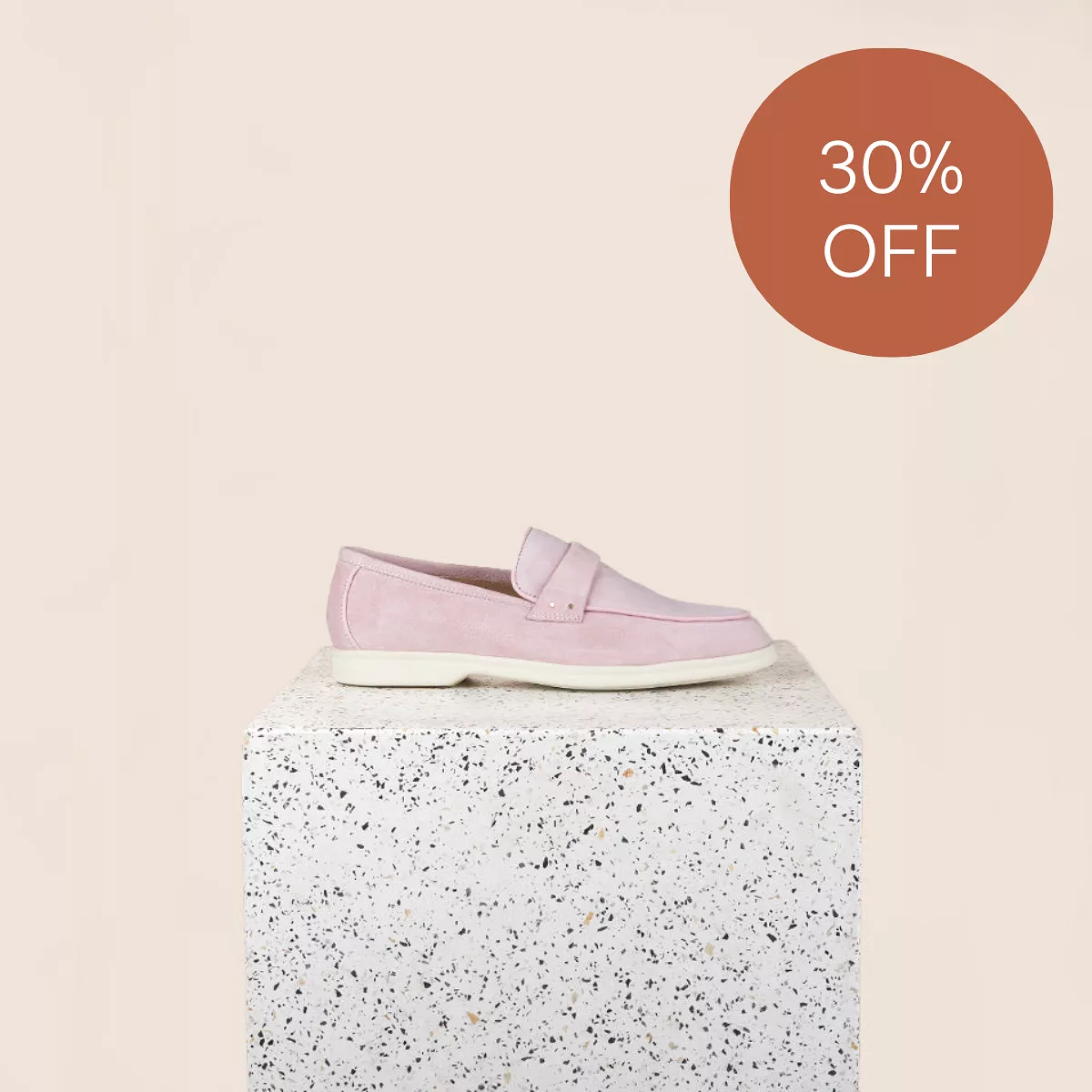 Lisa Strap Sneaker Loafer - Peony Suede SAMPLE SALE - FINAL SALE