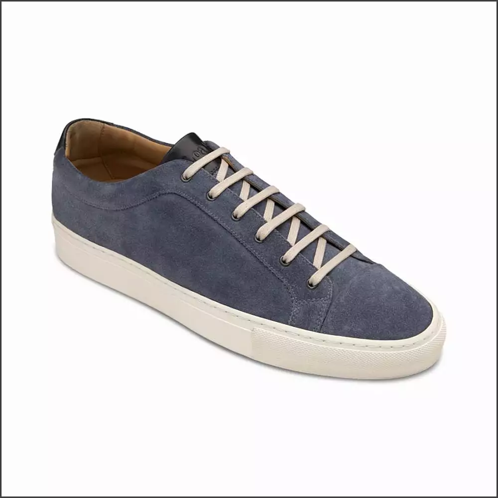 Loake Dash Light Blue Suede Sneaker Size 43 & 45 only*