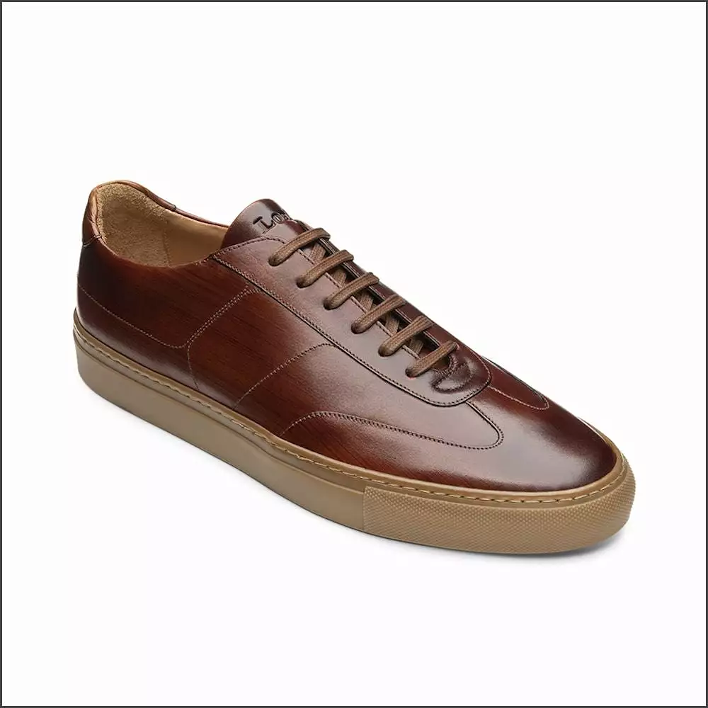 Loake Owens Chestnut Brown Sneaker Size 46 Only*