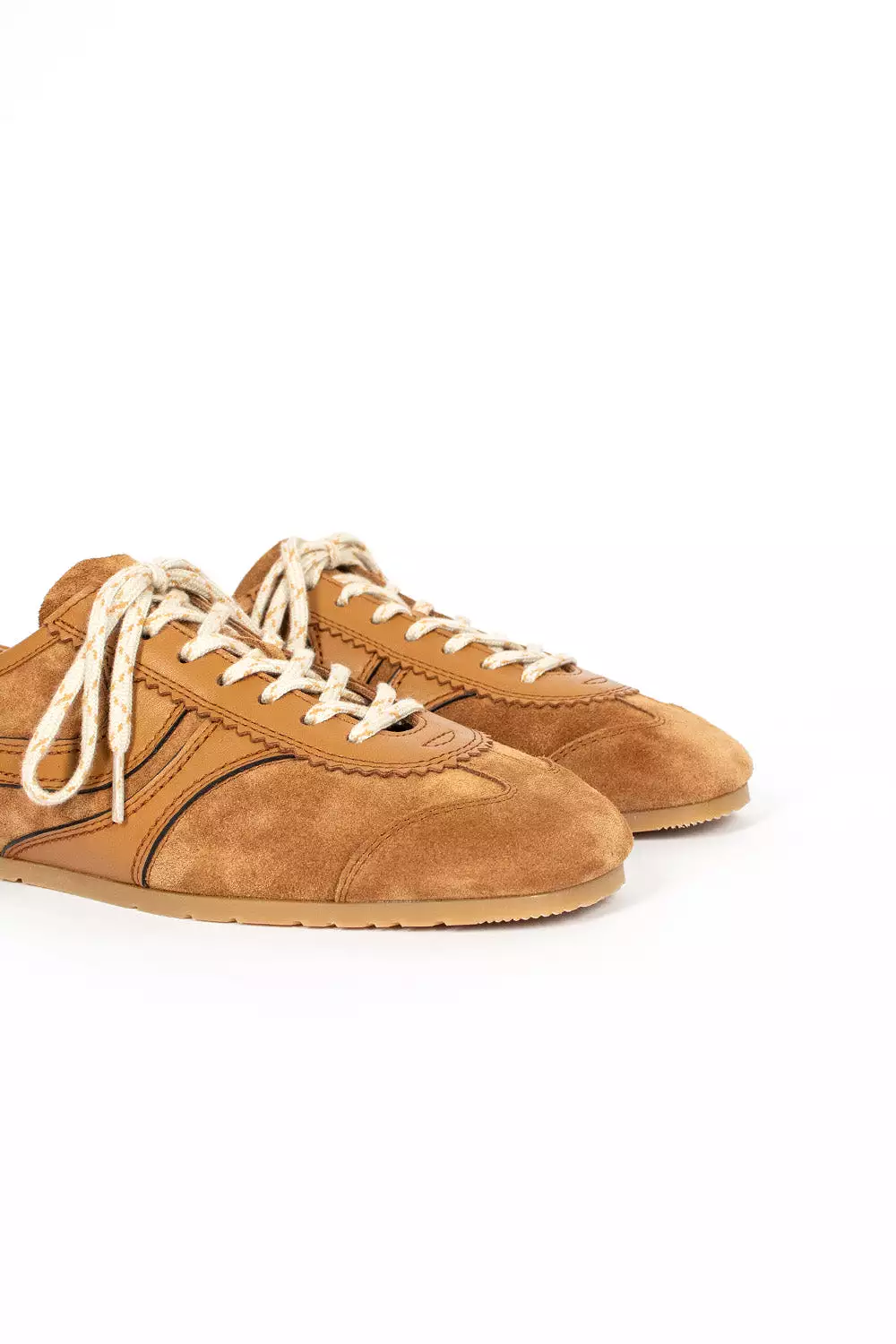 Marathon Suede Sneakers Tan