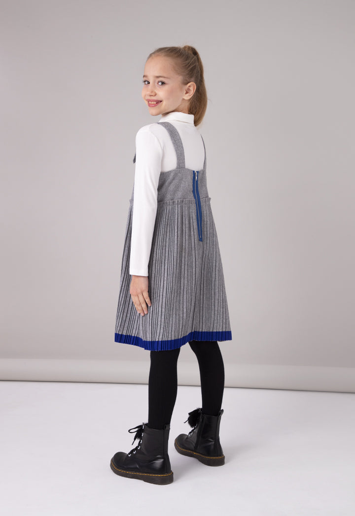 Mini Me Electric Pleated Jumper Dress