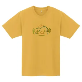 Montbell T-Shirt Unisex Pear Skin Cotton T Mountain Morning UV Cut