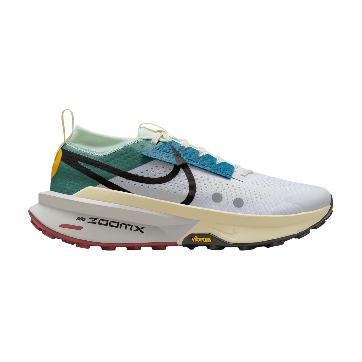 Nike Zegama Trail 2  White/Black/Bicoastal/Court Blue