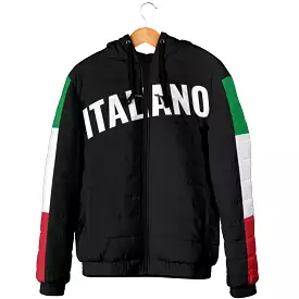 Padded Hooded Jacket Italiano/Italiana