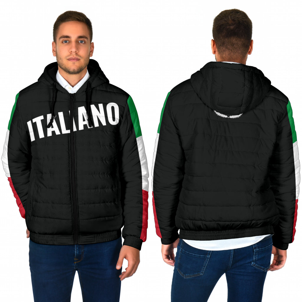 Padded Hooded Jacket Italiano/Italiana