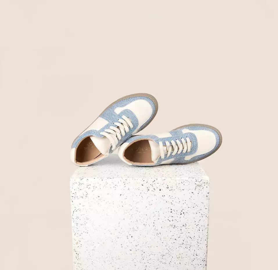 Palermo Sneaker - Denim/White