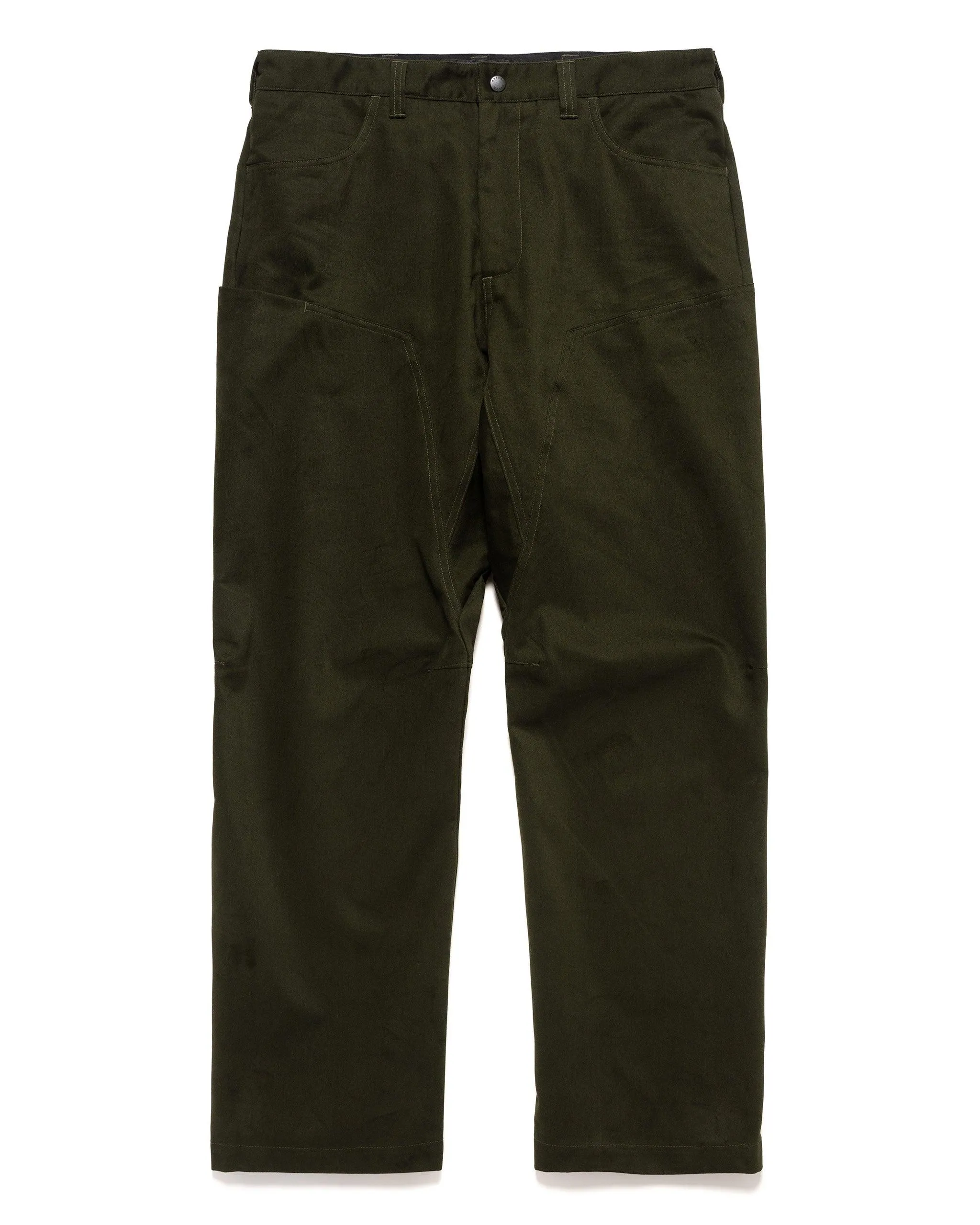 Rig Pant - Duca Visconti Emerized Cotton Twill Olive