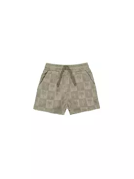 Rylee & Cru - Palm Check Relaxed Short