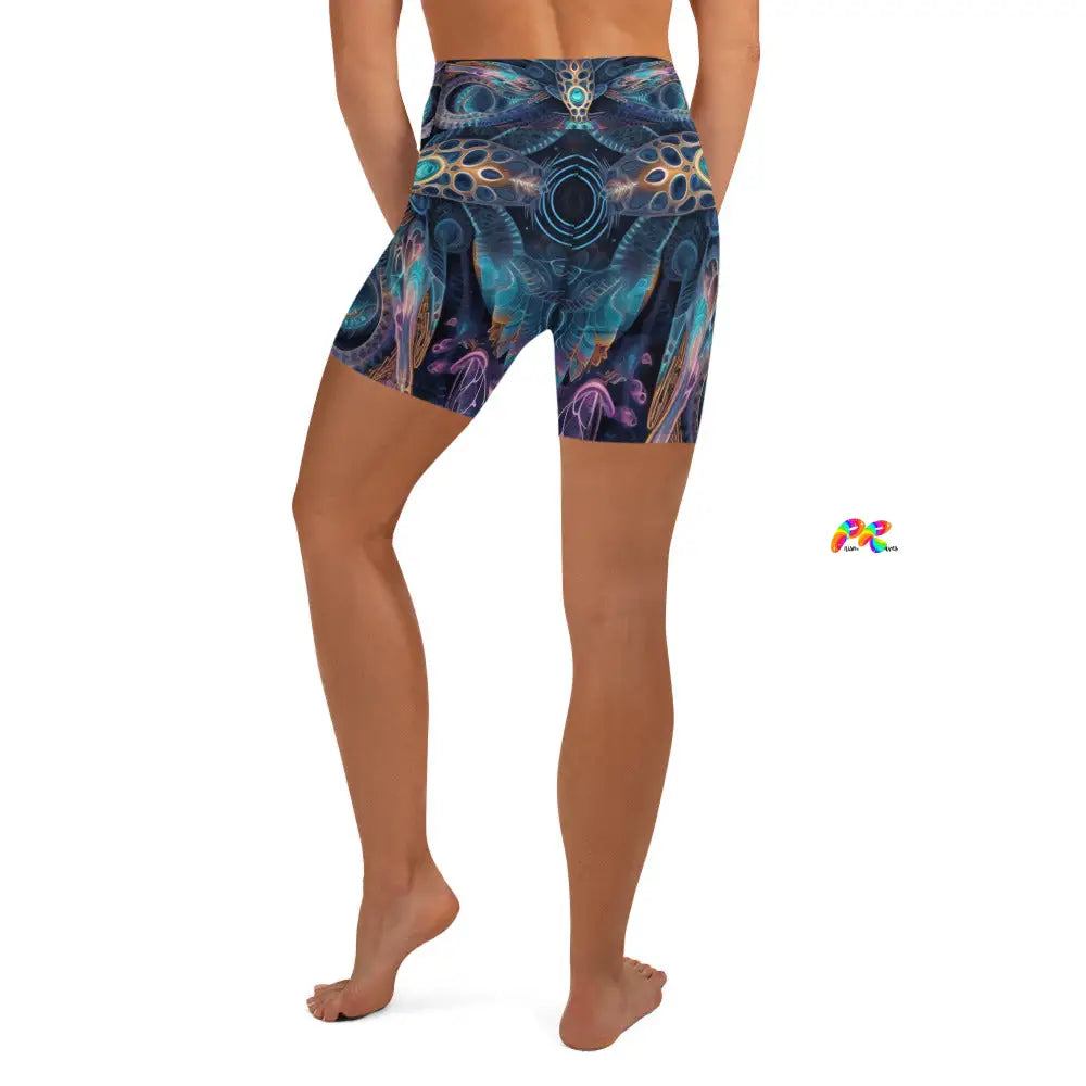 Sacred Vision Rave Yoga Shorts